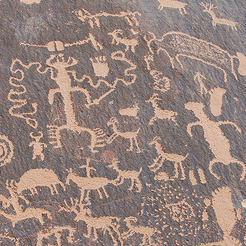 Newspaper Rock Petroglyph photo taken by Southwest Discovered
