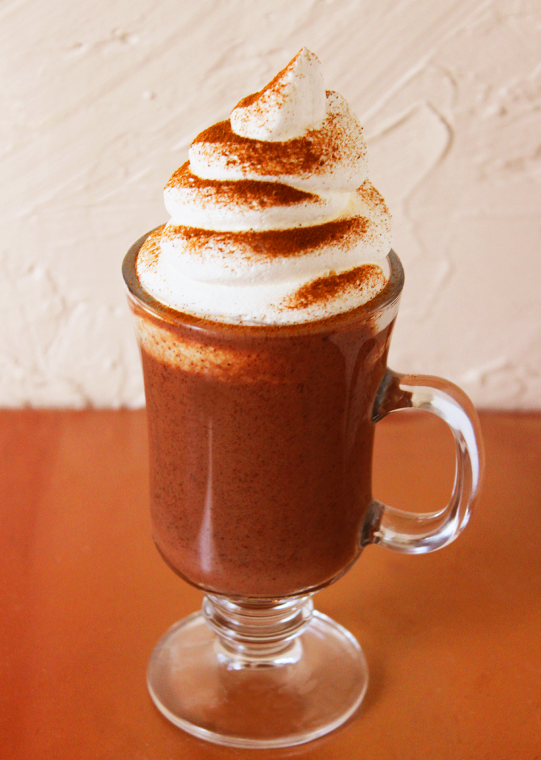 Spiked Mexican Hot Chocolate with Masa taken by Southwest Discovered