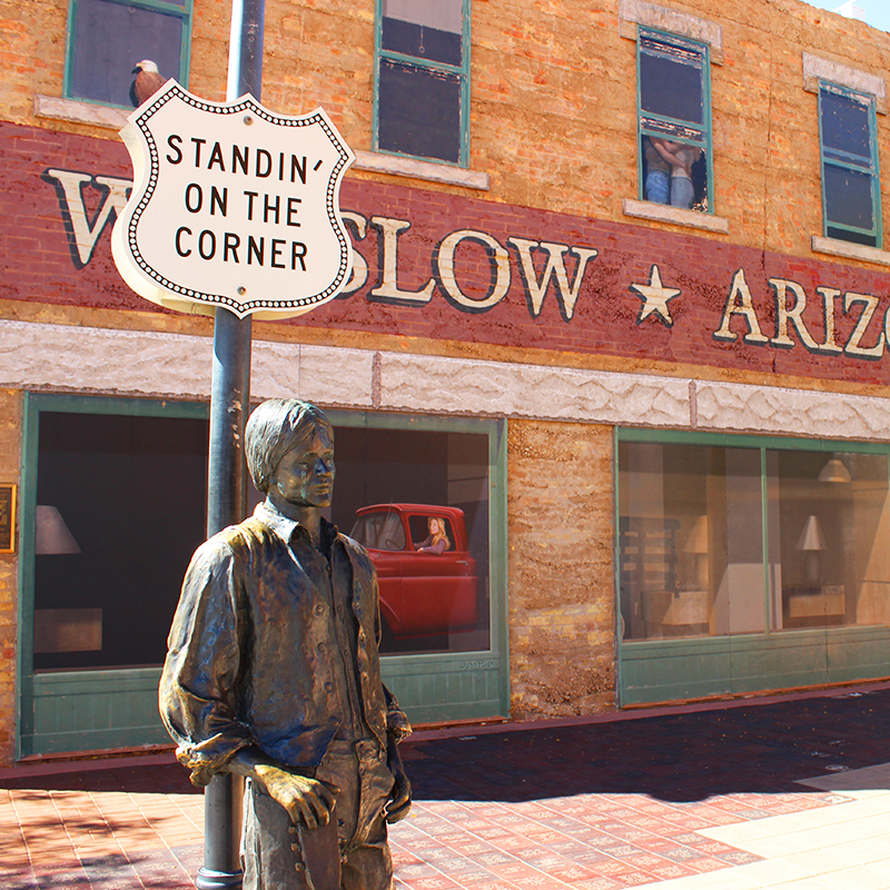 Standin' on a Corner in Winslow Arizona - Southwest Discovered