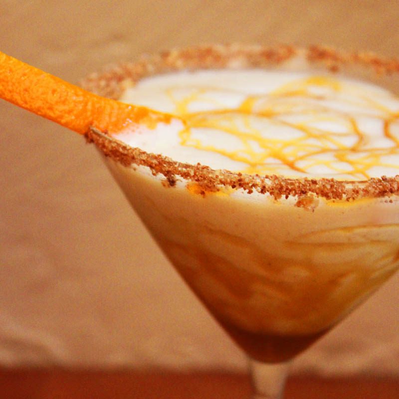 Caramelly Mexican Flan Martini taken by Southwest Discovered