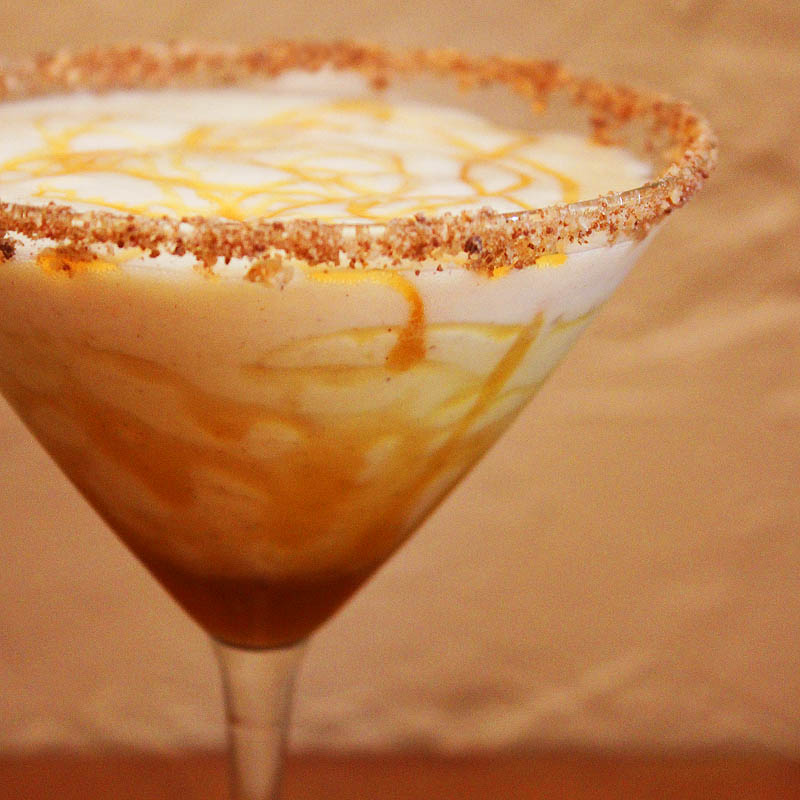 Caramelly Mexican Flan Martinis taken by Southwest Discovered