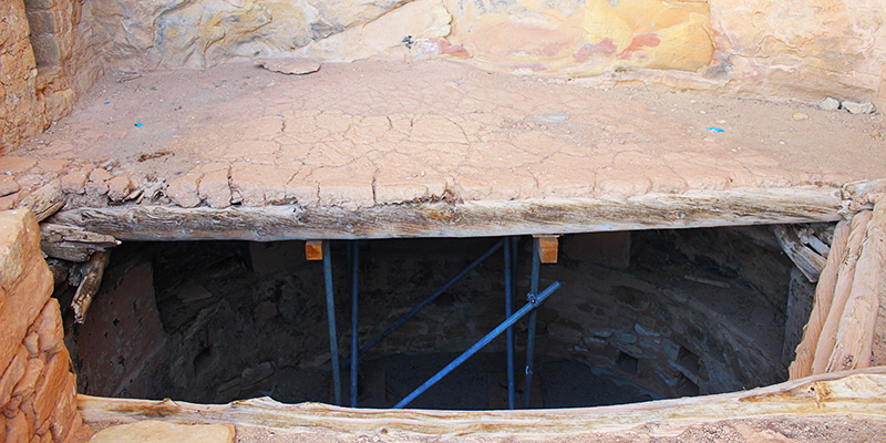 Kiva with Original Roof