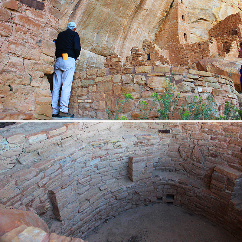 Man Looking into Kiva