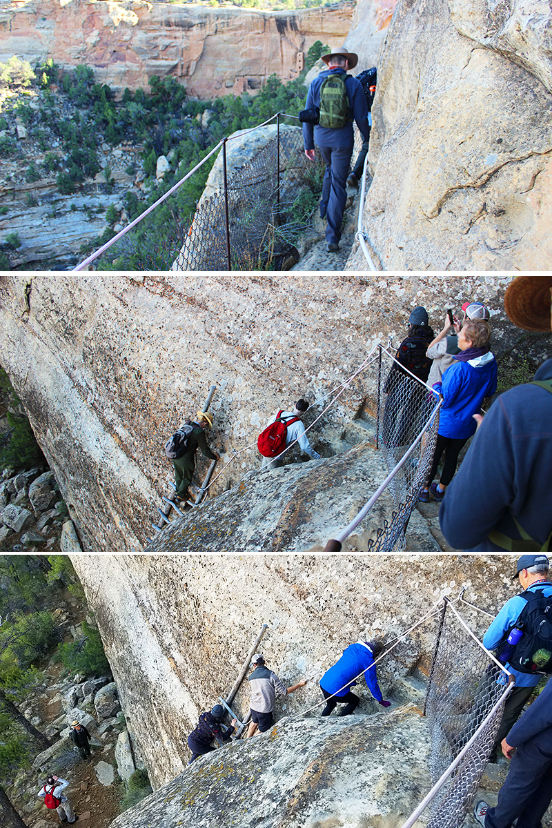 Tour Group Hiking to Square Tower House 3