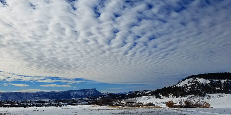 Mesa Verde in the snow