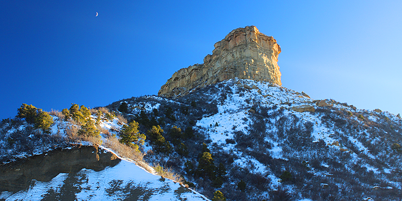 Mesa Verde in the snow