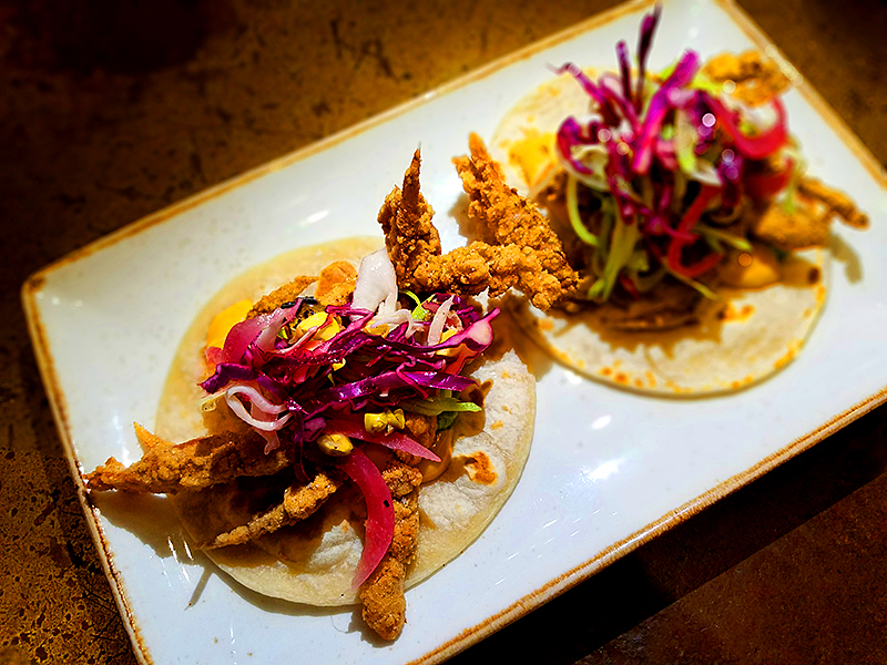 Louisiana Soft Shell Crab Tacos